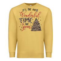 Antique Gold it's the most wonderful time of the year Premium Sweatshirt - MaliasSmallBusiness