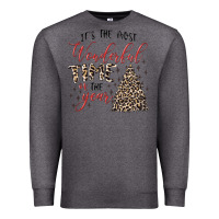 Charcoal Heather it's the most wonderful time of the year Premium Sweatshirt - MaliasSmallBusiness