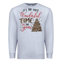 Heather Grey it's the most wonderful time of the year Premium Sweatshirt - MaliasSmallBusiness