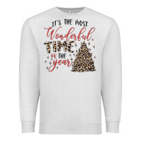 Oatmeal Heather it's the most wonderful time of the year Premium Sweatshirt - MaliasSmallBusiness