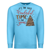 Ocean Blue it's the most wonderful time of the year Premium Sweatshirt - MaliasSmallBusiness