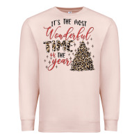 Pale Pink it's the most wonderful time of the year Premium Sweatshirt - MaliasSmallBusiness