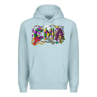 Blue Mist CMA Certified Medical Assistant Mardi Gras Premium Hoodie - LillyAllenDesigns