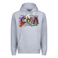 Heather Grey CMA Certified Medical Assistant Mardi Gras Premium Hoodie - LillyAllenDesigns