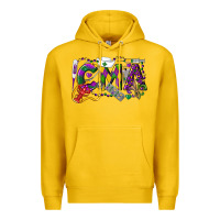 Lemon CMA Certified Medical Assistant Mardi Gras Premium Hoodie - LillyAllenDesigns