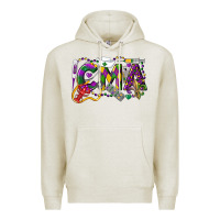 Oatmeal Heather CMA Certified Medical Assistant Mardi Gras Premium Hoodie - LillyAllenDesigns