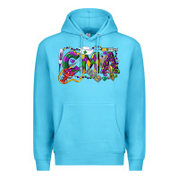Ocean Blue CMA Certified Medical Assistant Mardi Gras Premium Hoodie - LillyAllenDesigns