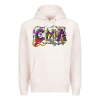 Pale Pink CMA Certified Medical Assistant Mardi Gras Premium Hoodie - LillyAllenDesigns