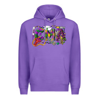 Purple CMA Certified Medical Assistant Mardi Gras Premium Hoodie - LillyAllenDesigns