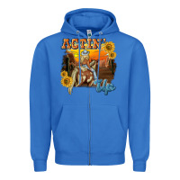 True Royal actinup with cowgirl Zipper Hoodie - NancyCooperArtShop