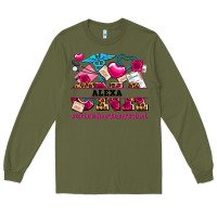 Army Green costom name valentines day cna certified nursing Long Sleeve Tee - AdoDesignShop
