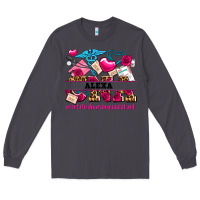 Smoke costom name valentines day cna certified nursing Long Sleeve Tee - AdoDesignShop