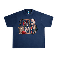 Navy mimi baseball Urban Heavy Tee - RacoonDesign