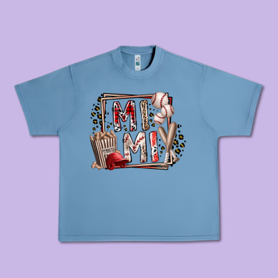 Mimi Baseball Urban Heavy Tee Designed By Racoondesign