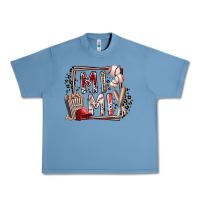 Pebble Blue mimi baseball Urban Heavy Tee - RacoonDesign