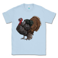 Dusty Blue gobble Classic Tee - RanaPortraitStore