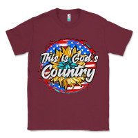 Burgundy this is god's country Classic Tee - AdoDesignShop