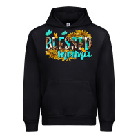Black Blessed Mama Urban Hoodie - texasbilliewilder