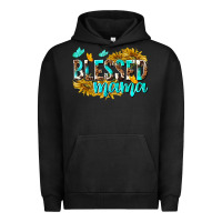Pigment Black Blessed Mama Urban Hoodie - texasbilliewilder