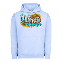 Pigment Grape Ice Blessed Mama Urban Hoodie - texasbilliewilder