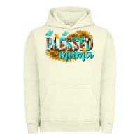 Pigment Pistachio Blessed Mama Urban Hoodie - texasbilliewilder