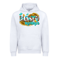 White Blessed Mama Urban Hoodie - texasbilliewilder