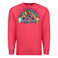 Cardinal nurse rainbow Premium Sweatshirt - NancyCooperArtShop