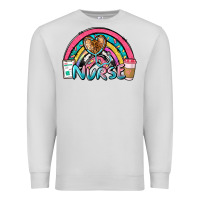 Dove Grey nurse rainbow Premium Sweatshirt - NancyCooperArtShop