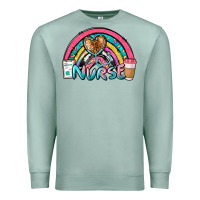 Seafoam nurse rainbow Premium Sweatshirt - NancyCooperArtShop
