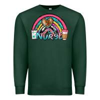 Sports Green nurse rainbow Premium Sweatshirt - NancyCooperArtShop