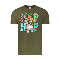 Vintage Olive Hip hop Happy Easter Vintage Tee - Neo Western