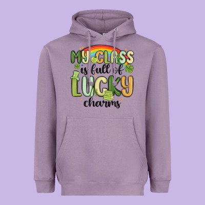 My Class Is Full Of Lucky Charms Heavyweight Hoodie Designed By Maliassmallbusiness