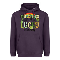 Plum my class is full of lucky charms Heavyweight Hoodie - MaliasSmallBusiness