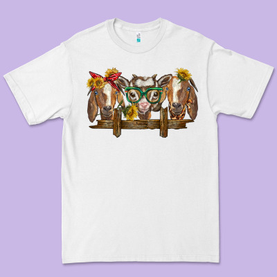 Western Goats Premium Tee Designed By Barkaloodesign