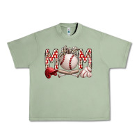 Oil Green mom baseball Urban Heavy Tee - RacoonDesign