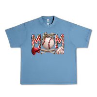 Pebble Blue mom baseball Urban Heavy Tee - RacoonDesign