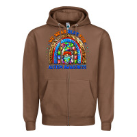 Chestnut autism awareness gnomes Zipper Hoodie - BarkalooDesign