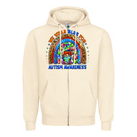 Sandshell autism awareness gnomes Zipper Hoodie - BarkalooDesign