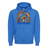 True Royal autism awareness gnomes Zipper Hoodie - BarkalooDesign