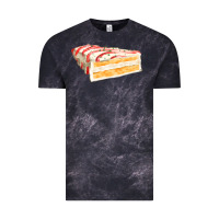 Cloud Black white christmas cake Vintage Tee - FaDigitalArtStudio