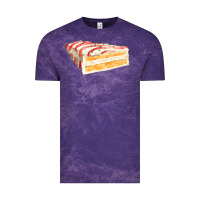 Cloud Purple white christmas cake Vintage Tee - FaDigitalArtStudio