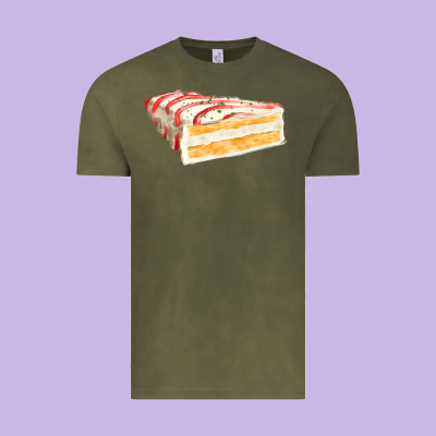 White Christmas Cake Vintage Tee Designed By Fadigitalartstudio