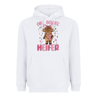 White one boujee heifer Heavyweight Hoodie - MaliasSmallBusiness