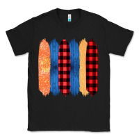 Black Western Farm Life Pattern Brush Stroke Classic Tee - Bettercallsaul