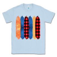 Dusty Blue Western Farm Life Pattern Brush Stroke Classic Tee - Bettercallsaul
