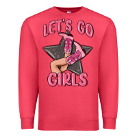 Cardinal lets go girls cowgirl boots star Premium Sweatshirt - MaliasSmallBusiness
