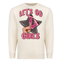 Sandshell lets go girls cowgirl boots star Premium Sweatshirt - MaliasSmallBusiness