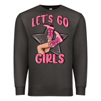 Smoke lets go girls cowgirl boots star Premium Sweatshirt - MaliasSmallBusiness