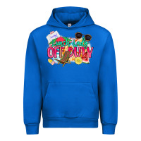 Cobalt Lunch lady off duty Urban Hoodie - NancyCooperArtShop