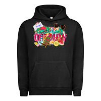 Pigment Black Lunch lady off duty Urban Hoodie - NancyCooperArtShop